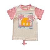 MONICA BABY BLUE キッズ Tシャツ スカル ネップサンセットT 90サイズ オフホワイト コットン ポリエステル 2111504012
