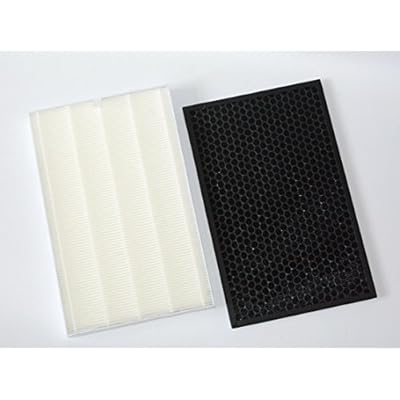 TOMIROAD シャープ 交換用集じんフィルター HEPAフィルターFZ-BX50HF と 脱臭フィルター FZ-B50DF 加湿空気清浄機用 1セット 371