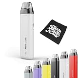 【Lite】aspire Minican Lite アスパイア ミニカン ライトポッドキット |1200mAh 大容量バッテリー| Type-C充電 |オートドロー対応 |コイル交換式or一体型|調整可能エアフロー|FlavorKitchenオリジナルミニポーチ| VAPE 電子タバコ スターターキット (Clean White)