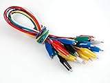 Adafruit Small Alligator Clip Test Lead (set of 12) [ADA1008] [並行輸入品]