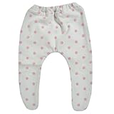 【未熟児】【低出生体重児】【早産児】【NICU】用 ベビータイツ：ピンクドット