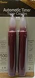 Darice 6205-18 2-Piece Wax Dip LED Candle with Timer, 6-Inch, Burgundy [並行輸入品]