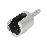 DealMux a14110600ux0760 17ミリメートル六角ナット10ミリメートルスロット拡張六角ドライバードリルビットアダプタ、