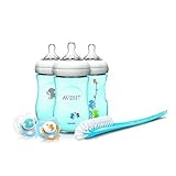 Philips Avent Natural 9 Ounce Baby Bottle Feeding Gift Set - Blue Monkeys by Philips AVENT