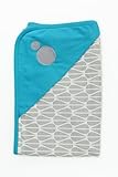 Belly Armor Maternity Belly Blanket Organic Azure - Protective Cotton Blanket Effective at Shielding