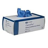 Covidien CT5072G ChemoPlus Nitrile Ambidextrous Gloves 8 mil Thick Medium (Pack of 100) [並行輸入品]