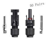 vikocell 30 A mc4オス/メスソーラーパネルケーブルコネクタダブルシールリングfor Better防水効果
