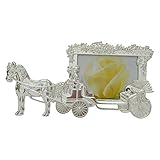 GIFT Garden Horse Carriageメタル画像フレーム3.5 X 5インチ 3.5 x 5 X0011S-X71US