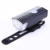 3モードUSB充電式サイクリング自転車フロントライトバイクヘッドランプ300lm LED
