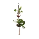 植物ボルダー linlinkkプラント　ハンギング 植物ハンガーネット 麻ロープ 麻の糸 編み　吊り下げ　ロープ　マクラメ　プラントハンガー　1段　2段様々なデザイン