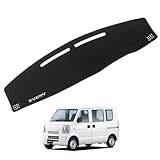 SAWAKAKI スズキ エブリイ DA64W DA64V 専用 ダッシュボードマット 日焼け防止 劣化防止 保護マット ポリエステル素材 滑り止め ロゴ付き アクセサリー 内装 カスタムパーツ