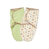Summer Infant Organic Cotton Knit Swaddleme, Sage and Zoo by Summer Infant