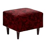 arne オットマン キッズソファー 子供用 ミニソファー 日本製 Chateau 足置き モケット ミカエル柄 ダークレッド