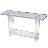 アクリルテーブル コンソールテーブル 長方形テーブル スクエアテーブル ロングテーブル クリア 無色透明 インテリア 家具 アクリル樹脂 アクリル テーブル スリム ディスプレイ リビング ダイニング 玄関 装飾 シンプル 花台 おしゃれ 