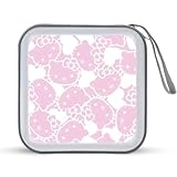 ハローキティ メディアケース BD/DVD/CDケース ブルーレイディスク対応 40枚収納 セミハード Amiabout ファスナー付 キャラクター かわいい