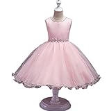 Candykids　子供ドレス ピアノ発表会 子供 ドレス 結婚式 パーティー 女の子 キッズ ドレス 発表会 七五三 子供ワンピース フォーマル 女の子 女児 ジュニア 遊戯会 (70cm, ピンク
