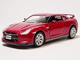 キンスマート 日産 GT-R R35 レッド 1/36 ミニカー KT5340