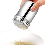 粉ふり缶 粉ふりボトル パウダー缶 調味料 調味缶ステンレス製 粉糖ふり シュガー 7*12CM