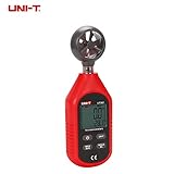 UT363風速計ミニポータブル羽根車デジタル速度空気温度測定器