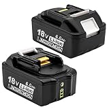 マキタ 18V バッテリー BL1860B 互換： 対応 マキタバッテリー 6.0Ah BL1830 BL1840 BL1850 BL1860 BL1830b BL1840b BL1850b リチウムイオン 電池 LED残量表示付き 電動工具用 マキタ互換 PSE認証済 (1)
