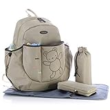 Colorland Baby Diaper Backpack Mom Bag Beige by Colorland