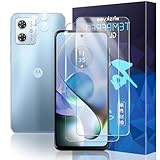 WHskyee【2+2枚セット】Moto G64 5G / Moto G64y 5G 用の ガラスフイルム+ カメラフィルム【日本旭硝子素材採用】Moto G64 5G / Moto G64y 5G 高透過率 硬度9H 強化ガラス 撥油性 防指紋 飛散防止 高光沢 貼り付け簡単 Moto G64 5G