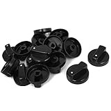 uxcell ガスストーブノブ ガスこんろ オーブンスイッチ 点火ツマミ コントロールノブ　バーナー　バルブハンドル　15個入