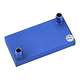 VBESTLIFE　ヒートシンクブロック　水冷却式　冷却器　超耐久性　高品質　82x41MMアルミニウム製　PC CPU 南北ブリッジ　産業用冷却装置など対応