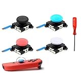 Switch スイッチ NS Joy-Con ジョイコン アナログ スティック コントローラー 左 右 修理 交換 パーツ 部品 Y字ドライバー付き 2個セット ホワイト (White)