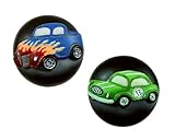 2 RACE CAR boy DRAWER PULLS cabinet furniture knobs by Borders Unlimited