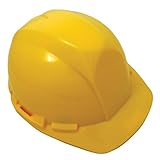 SAS Safety 7160-46 Hard Hat with 6-Point Ratchet, Yellow by SAS Safety