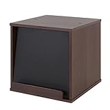 KU-36F黒板ユニットラック フラップ扉タイプblackboard unit Rackシリーズ/ブラウン