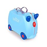 TRUNKI 子ども用 スーツケース キャリーバッグ 乗って遊べる 機内持ち込み 旅行 おもちゃ箱 収納 ライドオン・トランキ/ジョージブルー WLTR0248