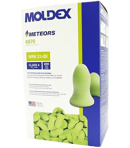 Amazon | MOLDEX(モルデックス)メテオ meteors 約200ペア 6870 耳栓