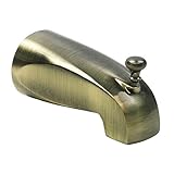 LASCO 82291A Slip-On Diverter Tub Spout fits Over 5/8' Od Copper Tube, 1/2', Antique Brass [並行輸入品]