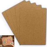 Jindizi 超厚0.3mm A4クラフト紙 厚紙 25枚 プリンタ対応 カード台紙 工作用 手作りです ペーーパーエントランス 高耐久