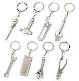 【8点セット】ミニチュア 工具 キーホルダー