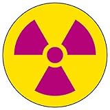 ユニット 放射能標識 817-76 ステッカー 放射能マーク