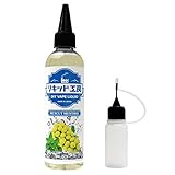 プルプラ 国産 電子タバコリキッド VAPE(ベイプ)リキッド 大容量 120ml 日本ハッカ使用 便利な目盛付きボトル ニードルボトル 10ml付き (マスカットメンソール)