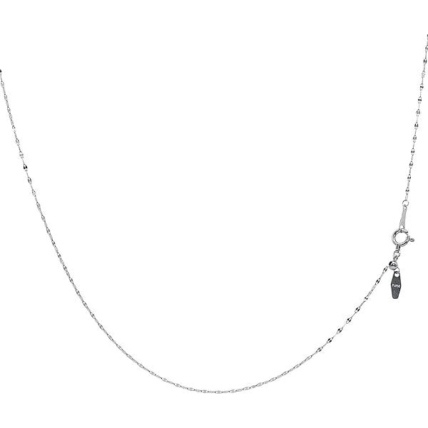 Amazon | プラチナ ネックレス スクリュー チェーン 42cm 0.7g Pt850