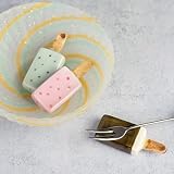 箸置き アイスキャンディ チョコミント チョコ いちご ストロベリー 陶器 有田焼 食卓小物 カトラリーレスト (いちご)