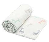 [35.4 x 35.4インチ]子供用タオル毛布、ベビーブランケット、ソフトで快適