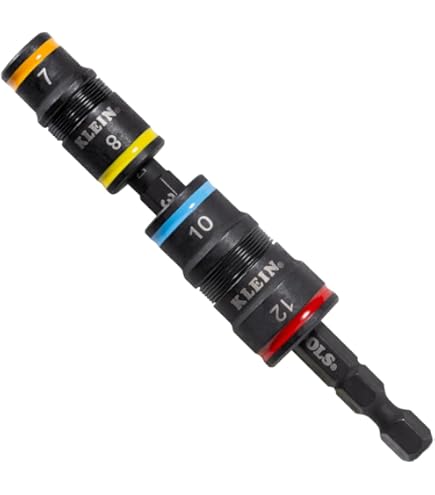 Amazon | Klein Tools 32932 5-in-1 SAE インパクトソケットセット 1/4