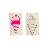 Yellow Owl Workshop アメリカ発キュートなスタンプ <MAKE-IT-MINE  Rubber Stamp ICE CREAM CONES アイスクリームコーンズ> YO-LS115