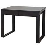 ライフスタイリングショップ パソコンデスク 幅90×奥行45 木製 引出付 シンプル ダークブラウン LS-381DB