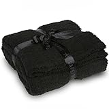 (ベアフット ドリームス)Barefoot Dreams COZYCHIC THROW 137×182cm Mid.Night [並行輸入品]