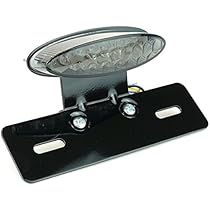 Amazon | ウインカー内蔵 オーバル LEDテールランプ スモーク