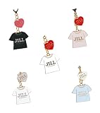 JILL by JILLSTUART ロゴTシャツ メタルキーホルダー[全5種セット(フルコンプ)] ガチャ