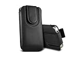 MIDLANDTRADERS New Soft PU Leather Pull Tab Slip Pouch Case For iPhone 5S / iPhone 5C with FREE Meta