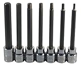 ATD Tools 13787 Extra Long 7-Piece Metric Hex Bit Socket Set [並行輸入品]